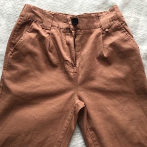 Urban heritage fitted cargo pants (beige)